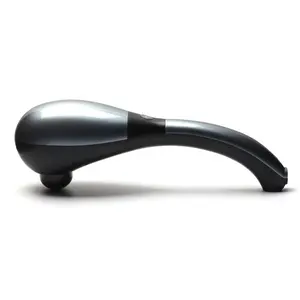 Produtos de venda quente Handheld vibratório preto menos dor nas costas massagem máquina