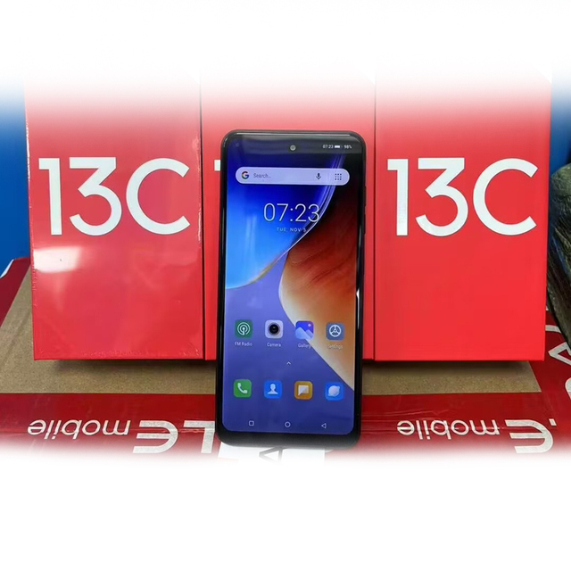 13c Android Phone 6.8 Inch 5MP+8MP Camera 5750 MAh Smartphone  4RAM 128ROM  in Stock