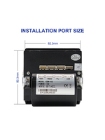 Kashino CSN-A5 Printer tanda terima panas Panel tanam mikro 58mm untuk mesin Pos