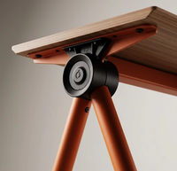 Bureau individuel moderne haut de gamme avec écran de séparation de 9 mm, hauteur réglable, gestion de l'alimentation écologique, ventilateur de refroidissement CPU