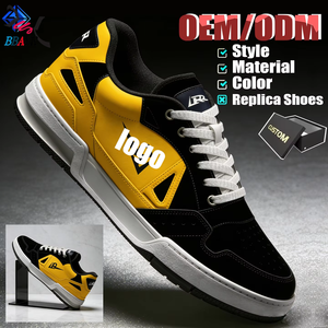 Baskets décontractées pour hommes Greatshoes, style Jordan, chaussures de sport pour le printemps, doublure en cuir véritable, antidérapantes, semelle intérieure MD Jord - Product Image 1