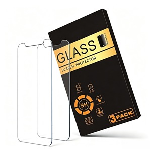 ฟิล์มกันรอยหน้าจอคุณภาพสูง ความแข็ง 9H สำหรับ iPhone 11 <span class=keywords><strong>12</strong></span> 13 14 15 16 17 18 <span class=keywords><strong>Pro</strong></span> <span class=keywords><strong>Max</strong></span> ฟิล์มกันรอยระดับ<span class=keywords><strong>มือ</strong></span>อาชีพ - Product Image 1