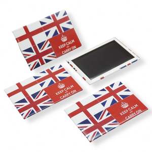 Custom Tin Refrigerator Magnets Personalized Logo Print for Corporate Souvenir Gifts - Product Image 1