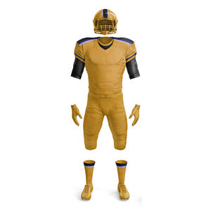 Maillot de football américain personnalisé de qualité supérieure, design optimal, manches courtes, matière polyester respirante et anti-humidité - Product Image 3