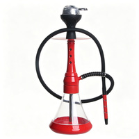 Nouveau Kit Complet Chicha en Alliage d'Aluminium Laqué 2026 avec Tête en Silicone et Gestion de la Chaleur, Type Libre, Design Français