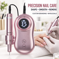 Perceuse à ongles sans fil OEM 40000 tr/min pour ongles en gel, manucure, pédicure, usage en salon