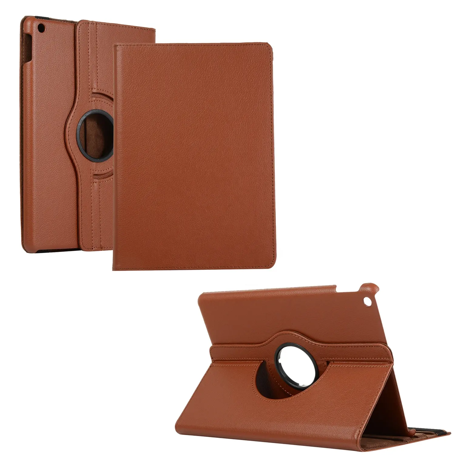 10.2 inch 360 Degree Rotatable Swivel Flip Stand Leather Tablet Case For iPad 7 8 10.2" 2019 2020