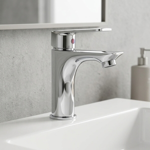 Robinet de lavabo en laiton à montage monotrou pour eau froide, vente directe usine, <span class=keywords><strong>prix</strong></span> abordable - Product Image 1