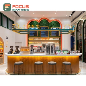 Custom Coffee Display <b>Rack</b> Mug Cup Shelf Black Walnut Store Product Display <b>Rack</b> - Product Image 5