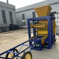 Machine à blocs de béton QT4-24 pour applications de moules personnalisées