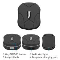 Dispositif de suivi GPS étanche Winnes TK905MINI avec batterie 1500mAh, fonction SOS et localisation en temps réel pour enfants