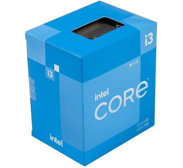 In-tel Core I3 12100 Processor 6 Cores/12 Threads, up to 4.3GHz, Seamless Gaming Cpu Desktop for Computer Cpu Desktop for Comput