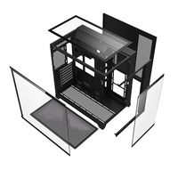 AntarcChill Newest Design Fashion Computer Case Three Tempered Glass Panels Gaming Full View Case De PC Gamin