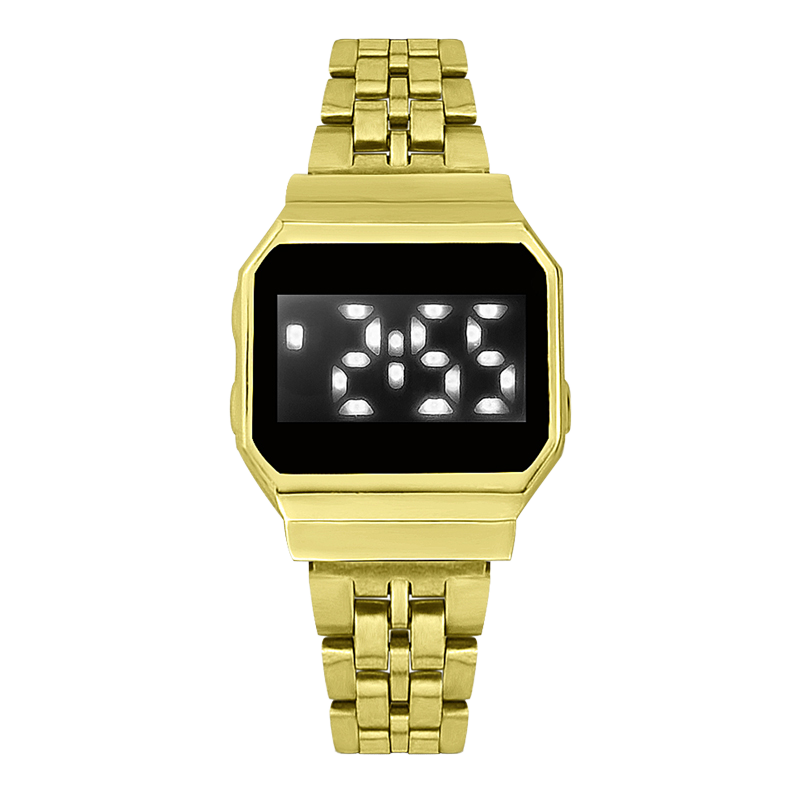 HOT SALE Luxury Gold Silver Sports Watches Men Women LED Digital