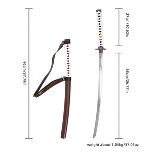 Michonne's Katana-Schwert aus The Walking Dead Cosplay-Requisite mit Scheide und Schulterriemen - Product Image 6