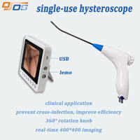Hystéroscope flexible jetable avec mini caméra, connecteur personnalisé pour le marché humain, endoscope médical, caméra USB