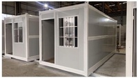 Maison préfabriquée moderne minimaliste extensible, cuisine, chambre, portable, haut de gamme, installation rapide