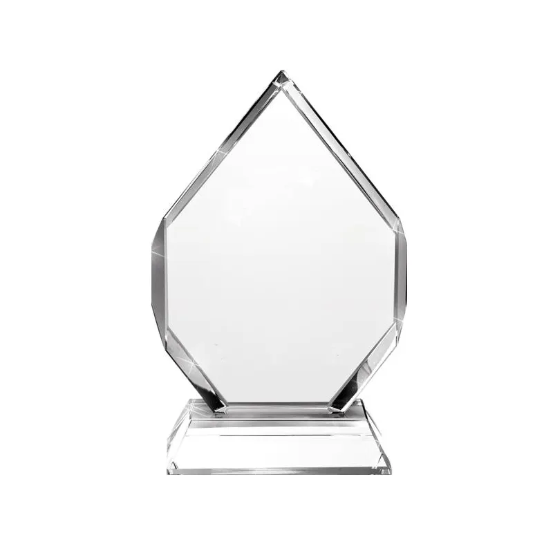 Popolare classico cristallo trofeo placca presentazione iceberg summit award personalizzato
