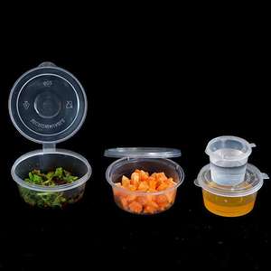 Tasse à soufflé à paroi unique de <span class=keywords><strong>2oz</strong></span> avec élimination du couvercle PP Restaurant Take Sauce Portion Tasse <span class=keywords><strong>PET</strong></span> Condiment Cups for Take - Product Image 5