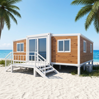 Maison conteneur modulaire pliable respirante avec isolation épaisse/standard pour dortoirs et logements