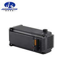 Moteur servo DC intégré JKIDC60-C148A1 200W 48V RS485 CANopen avec contrôleur pour système de commande d'alimentation de machine CNC