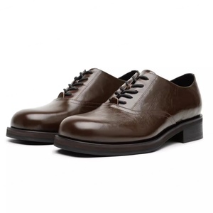 Nouvelles Chaussures d'Automne pour Hommes 2025 à Bout Carré, Lacets, Imperméables, Finition Brillante, Design de Luxe - Product Image 3