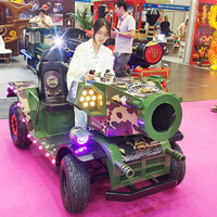Le plus récent 1800W Kids Ride-on Smoke Cannon Light Amusement électrique en métal amélioré pour les centres commerciaux Utilisation en intérieur Centres commerciaux