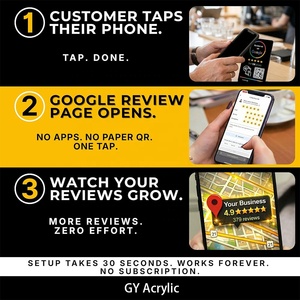Soporte para reseñas de Google con código QR, soporte Zappy Card con NFC y código QR para restaurantes, salones, comercios y mostradores. - Product Image 5