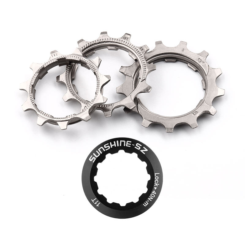 SUNSHINE 1pcs Bicycle Cassette Cog MTB Bike 10 11 12 Speed 11T 12T 13T  Freewheel Parts for Compatible SHIMANO SRAM Cassettes