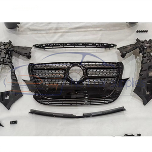 Kit carrosserie complet PP ancien et neuf pour <span class=keywords><strong>Mercedes</strong></span> Classe V W447 <span class=keywords><strong>2016</strong></span>-2023, compatible avec les modèles 2024-2025, comprenant pare-chocs avant, calandre centrale et pare-chocs arrière - Product Image 2