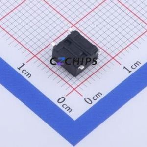 GT-TC089C-H043-L1 Tactile Switch SMD-4P,6x6mm Switch Single Pole Single Throw Round Button 1N Vertical Mount - Product Image 2