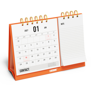Kits de calendriers personnalisés en papier avec cadre photo, faible MOQ, création graphique gratuite, styles muraux et de bureau variés - Product Image 2