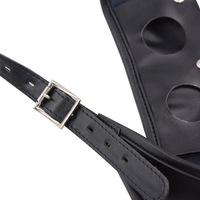 Harnais en cuir PU, culotte de chasteté, double gode en silicone détachable, plug anal, strap-on, masturbateur féminin, bondage sexuel pour adultes