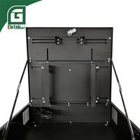 Geteknet OEM ODM Boîte de sécurité en acier de 1,2 mm d'épaisseur, 18 kg, DVR NVR, boîte à clés pour système de sécurité avec ventilateur et ouverture par bascule