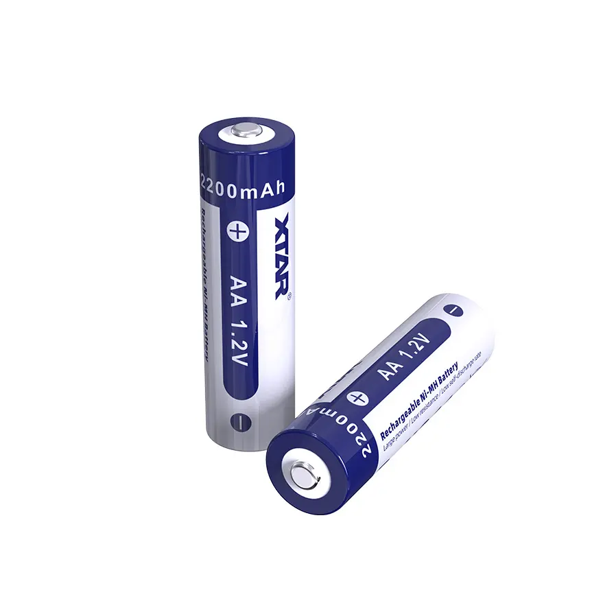 XTAR 1.2v nimh AA Rechargeable Batteries 2200mAh 1.2 v ni mh Chargeable Battery Custom Pilha aa Pilas AA Recargables