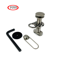 Foyo Usine Marine 316 Garde-boue En Acier inoxydable Bouton Poussoir Libération Rapide Installer Support Kit 3/8"