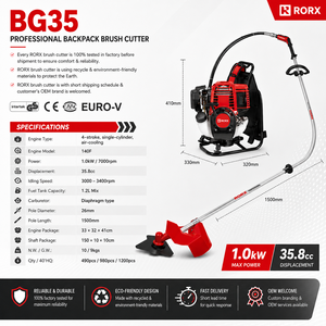 Débroussailleuse à dos thermique 4 temps RORX BG35 pour jardin et ferme - Product Image 6