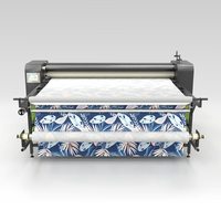 SUBLISTAR 420mm Diámetro del tambor 1900mm Ancho Transferencia de transferencia de calor Máquina de sublimación de prensa de calor de aceite rotativo