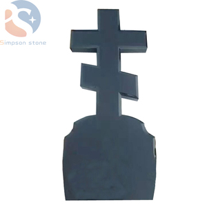 <span class=keywords><strong>Pierre</strong></span> <span class=keywords><strong>tombale</strong></span> en granit noir de Chine, style européen, sculptée à la main, avec inscription gratuite, <span class=keywords><strong>prix</strong></span> d'usine - Product Image 1