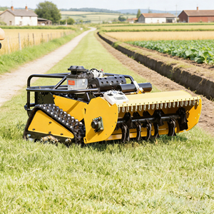 Falciatrice a flagelli per la gestione dei prati con altezza di taglio regolabile, avviamento remoto, doppio motore brushless e controllo a distanza - Product Image 2