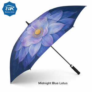 Custom Printed Golf <b>Umbrella</b> Large <b>Windproof</b> Automatic Open UV Protection Double Canopy Promotional <b>Umbrella</b> Wholesale - Product Image 5