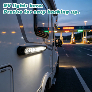 Barra de Luces LED de Reversa para RV, 252 mm, Delgada, DC 10-30V, Impermeable, Luz Trasera para Autocaravana, Yate, Camión, Remolque, Luz de Reversa para RV <span class=keywords><strong>JDA</strong></span> - Product Image 6