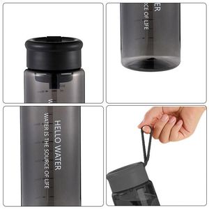 ขวดน้ำพลาสติกใสขนาดใหญ่พิมพ์โลโก้ สำหรับของขวัญส่งเสริมการขาย - Product Image 5