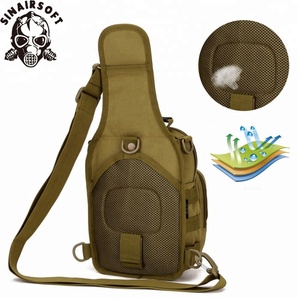 Tactical <b>Small</b> Bag Molle Sports Bag Chest Body Sling Single Shoulder Tactical <b>Backpack</b> for Fishing Hiking Hunting Bags - Product Image 3