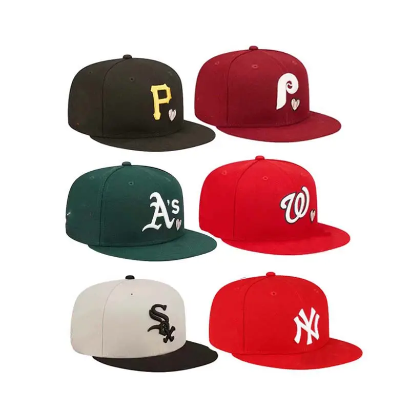 2023 New Arrival Best Selling 3D US Gorras Embroidery Cas 32 American Baseball Teams Snapback Fitted Baseball Sport Cas Hats