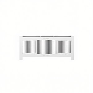 Cubierta de radiador blanca de 80,71 x 8,07 x 32,09 pulgadas, cubierta para muebles para decoración del hogar - Product Image 1