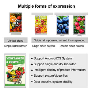 Pantalla LCD de 10.1 Pulgadas para Menú de Tableta Android de Una Sola Cara, Reproductor de Publicidad para Señalización Digital, Etiqueta de Precio Digital - Product Image 2