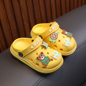 Mode tendance mignon dessin animé <span class=keywords><strong>bain</strong></span> intérieur bébé respirant à semelle souple enfants chaussures garçons et filles chaussures de jardin sabots d'été - Product Image 4