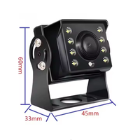 Caméra de recul pour voiture AHD 720P/1080P, étanche IP67, vision nocturne infrarouge pour camions, autobus scolaires, autobus, camping-cars, images de recul