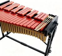 37-Key Wooden Marimba with Stand, Heavy-Duty Xylophone for School Bands, Orchestras & Live Performances